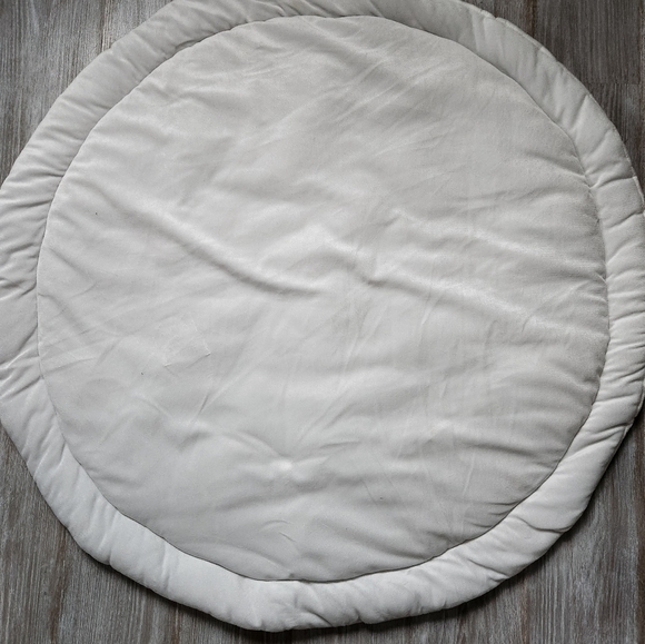 Baby Milestone Playmat Soft Elephant Floral Monthly Infant 35x35 In Mat - Picture 5 of 5